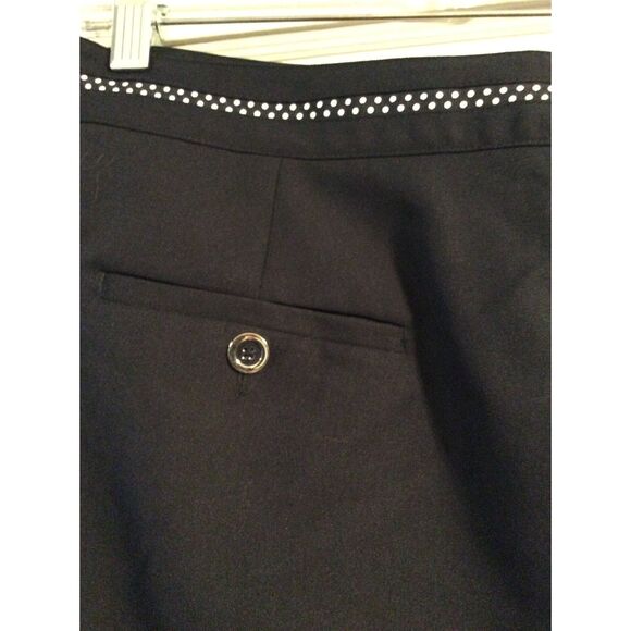 EP Pro Golf womens black skirt skort VNC Size 10 polka dot trim - Picture 3 of 4